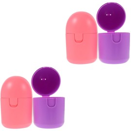 Baluue 4pcs Period Cup Storage Case High-temperature Resistant Tool for Women Accessories Convenient Privacy Holder for Healthy Lifestyle Portable and Lightweight Design