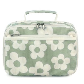 Bluboon Insulated Lunch Bag for Girls & Boys, Corduroy School Lunch Box with Cooler & Organizer Compartments, Leak-Proof Lunch Tote for School, Travel