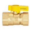 Eastman Straight Gas Brass Ball Valve, 3/4 in FIP x