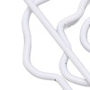 100pcs Rose Shape Paper Clips Increased Slip Resistance Lightweight Metallic