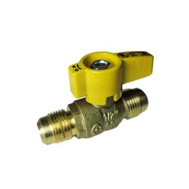 Generic 10) 1/2"" FLARE X 1/2"" FLARE GAS VALVE, PROPANE, NATURAL GAS, CSA & UL APPROVED Fast Supply