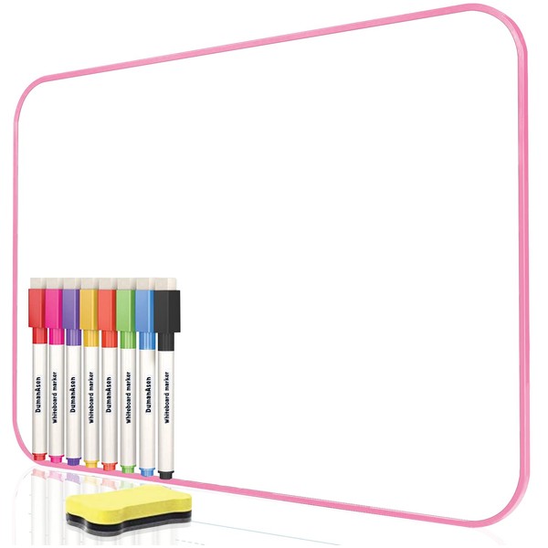 Dry Erase Whiteboard, DumanAsen Double Sided White Board with Dry