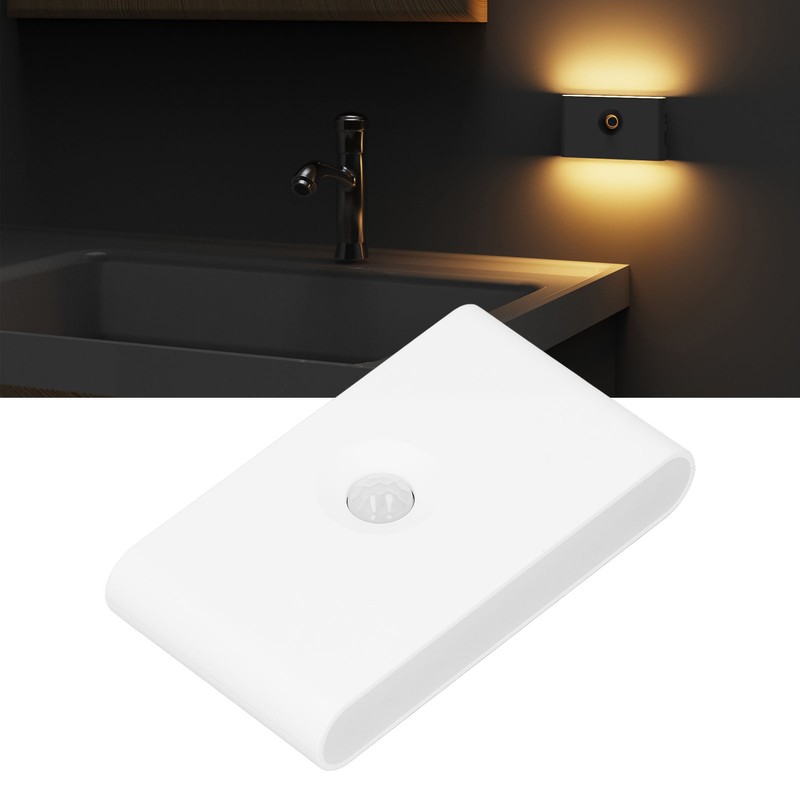 LED Motion Sensor Light Type C Rechargeable 360 Degrees Rotated