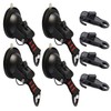 Heavy Duty Suction Cups Anchor with Hooks, Suction Cup Camping