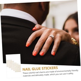 Healeved Nail Sticker DIY Gems Nail Art Decals 3D Stickers for Home Manicure Decorations