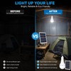 Solar Rechargeable LED Bulb for Outdoor Use – Portable Hanging