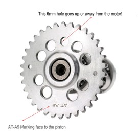 Glixal ATKS-029 GY6 50cc 100cc High Performance A9 Camshaft 139QMB 139QMA Scooter Moped ATV