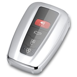 Lcyam for Toyota Key Fob Cover Remote Case Protector Compatible with 2022 2023 2024 Highlander Corolla Hatchback RAV4 XLE Prius Camry Hybrid XSE Avalon Remote Key