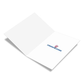 NobleWorks - 1 Happy Graduation Card with Envelope - High School or College, Congratulations Notecard - Grad C3532GDG