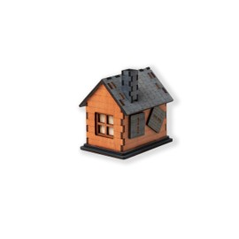 The House Wooden Puzzle Set, Secret Box with QR Code, for 1-6 Players, Ages 6+