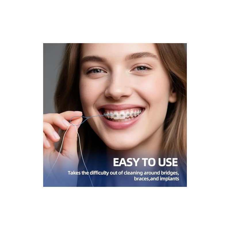 Enhebradores de Hilo Dental - 560 Piezas de Enhebradores para