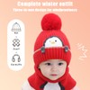 Rayson Toddler Kids Winter Beanie Hat Scarf Set Warm Fleece