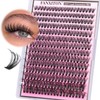 FANXITON FANXITON Lash Clusters 280 Pcs Wispy Lash Clusters D