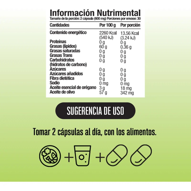 Aceite De Organo Silvestre Con Aceite de Oliva 100 Natural
