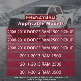 Frenzybro Lower Steering Shaft Automotive Steering Columns Replacement for 2006-2010 DODGE RAM 1500 2500 3500 Pickup 2011-2013 RAM 1500 2500 3500-55351285AC