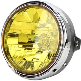 Ranzek CB400SF Hornet 250CBX400 VTR250 Jade CB250F Universal Headlight (Yellow Cover)