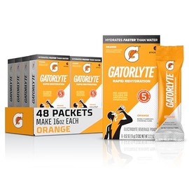 Gatorlyte Powder, Orange, Makes 20 Fl Oz (Pack of 48)
