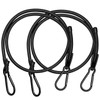 AWELCRAFT Adjustable Rubber Bands, 2 Pieces, Carabiner Hooks, 7.9 -