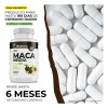 Maca Negra 100 Pura Bioherb 180 Cápsulas Suplemento