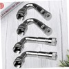 BESPORTBLE 4pcs Brass Valve Stem Extensions Angle Adapters for Car