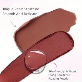 zeesea Multi-Use Cream Brush for Eyes, Lips and Cheeks, 3 in 1 Long Wearing Blendable and Buildable Cream, G01, 0.1oz (3g)