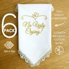 Fun Wedding Handkerchiefs | Set of 6 (No Ugly Crying