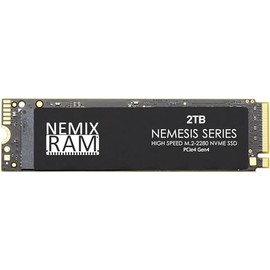 NEMIX RAM 2TB M.2 2280 Gen4 PCIe NVMe SSD Compatible with SUPERMICRO Desktop Gaming SuperWorkstation Motherboard SUPERO MBD-C9Z590-CG MBD-C9Z590-CGW