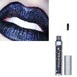 AquaPurity PHOERA Matte to Glitter Flip Lip Gloss Liquid Lipstick Waterproof Glossier Long Lasting Kiss Proof Metallic Sparkle Lips Makeup Moisturiser (102 ICONIC)