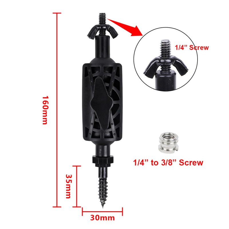 Laroal 2 Pack Portable Camera Stands Game Camera Outdoor Tree