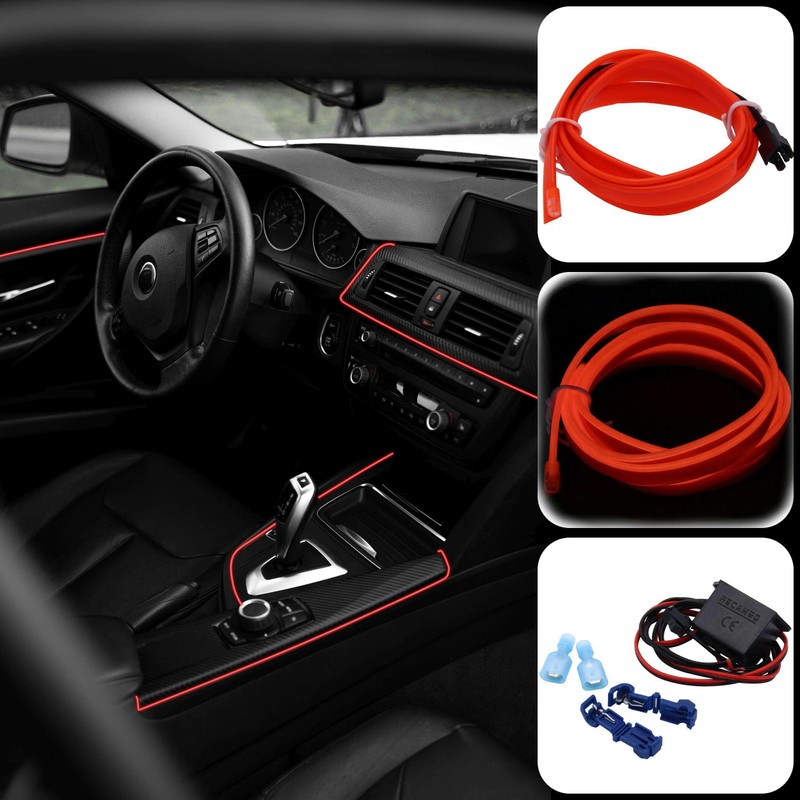 Recambo 6 m EL Wire LED Ambient Lighting, 12 V