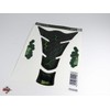 BIKE-label 503088 Tank Pad Motorcycle Tank Protector Sticker Green Universal