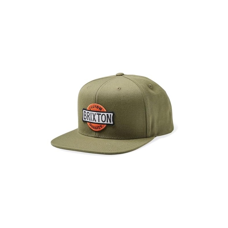 Brixton Wendall Mp Snapback Hat - Olive Surplus