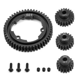 50T Spur Gear 18T 20T 22T Pinion Gears 1.0M Hardened Steel for Traxxas XMAXX XRT XO-1 Maxx E-REVO 2.0 VXL Upgrade Parts