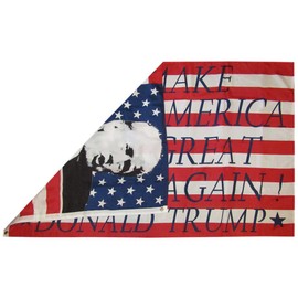 3x5 Trump 2024 Face USA MAGA 100D Premium Quality Flag Grommets Super Polyester