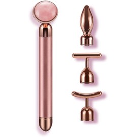 Beauskin 4 in 1 Refacial for Face, Neck, Arms, Feet, Facial Facial Device, Small Face, Warm Feel, Multi-Functional, Moisturizing Care, For Face, Neck Face Beauty Roller, Compact, Anniversary, Gift, Instruction Manual Included (English Language Not Guaran