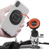 sincetop Universal 1” Ball Motorcycle Phone Mount,Quick Release Motor Bike