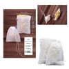Pack of 100 Empty Tea Bags, Fine Tea Filter, Tea