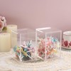 JuxYes 2 Pack Clear Acrylic Display Case Box, Acrylic Display
