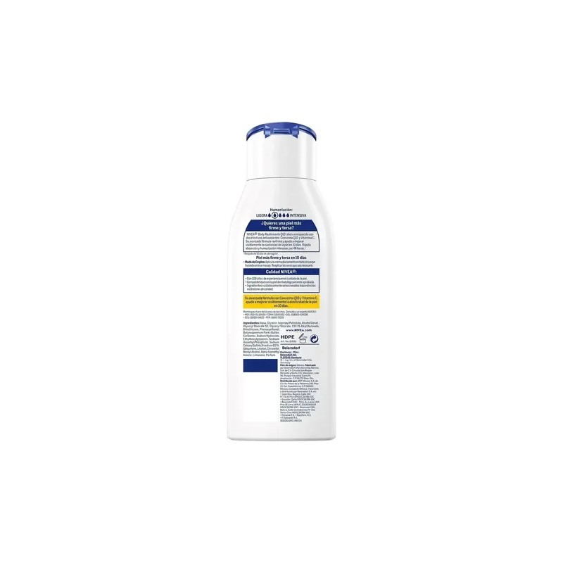 Crema corporal Reafirmante Q10 piel normal 400ml Nivea