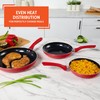 IMUSA Nonstick Ceramic Cookware Set 3-Piece 7in/9in/11in, with Stay-Cool Handles,