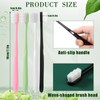 Pinkunn 36 Pcs Soft Bristle Toothbrush Micro Nano Manual Toothbrush