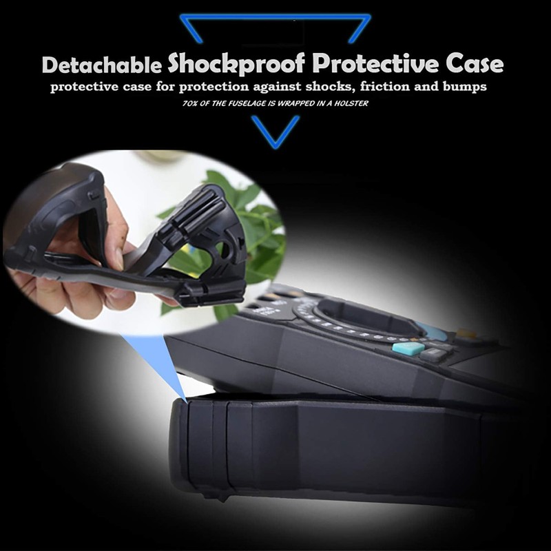 Auto Ranging Digital Multimeter TRMS 6000 with Battery Alligator Clips