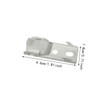 Fonowx 50Pcs Ceiling Mount Brackets Straight or Curved Curtain Curtain