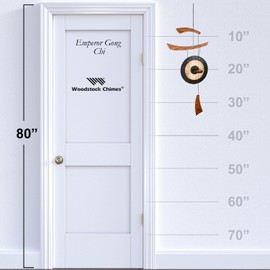 Woodstock Chimes Signature Collection, Emperor Gong, Medium (34'') Chi, Wind Gongs for Outdoor, Patio, Home or Garden Décor (EGCC)