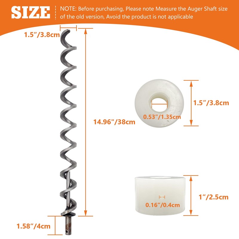 17 Inches Direct Igniter Auger Shaft Screw Push Rod/Shaft and