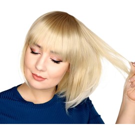 Women's Light Blonde Matte Natural Short Hair WigGradient Wig