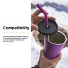 Klean Kanteen Unisex Straw Drinking Cap - Black, One Size