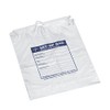 Medline Respiratory Patient Setup Bag, Drawstring, Clear, Printed, 12" x