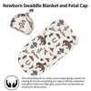 Jarverce Cowboy Swaddle Blanket, Western Unisex Baby Stuff, Soft Sleeping