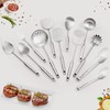 304 Stainlss Steel Kitchen Utensils Set, 12 Pcs Long Metal